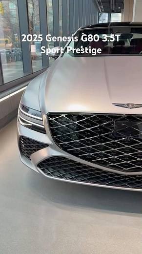 2025 Genesis G80 3.5T Sport Prestige Exterior + Interior Overview #genesis #genesisg80