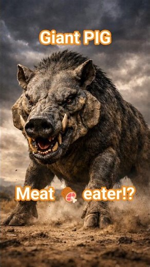 Entelodon: The Prehistoric “Terminator Pig” That Ruled the Oligocene #animals #wildlife #prehistoric