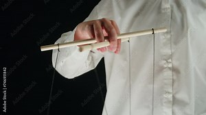 The puppeteer controls the puppets in the theater. Managing people at work, in politics and government. Action control