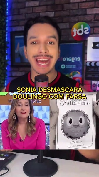 Sonia Abrão irá desmascarar a farsa do morte do Doulingo. O passarinho verde do aplicativo irá virar manchete no A Tarde é Sua na RedeTV. Sonia revelará o que o levou a fazer isso. #SoniaAbrao #DouLingo #RedeTV #ATardeESua