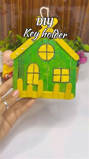 DIY Keyholer Ideas|How to make a keyholder with icecream sticks|#shorts #shortvideo #youtubeshorts