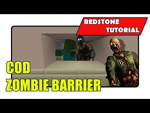 Zombie Barrier System for COD Maps (Minecraft Xbox TU24/CU12/PlayStation CL1.16)