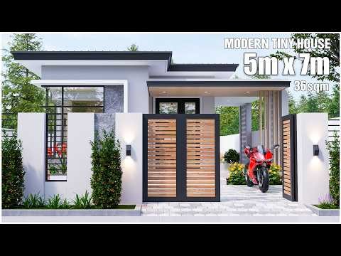 Modern Small House Design | 5 x 7 Meters | Minimalist Living