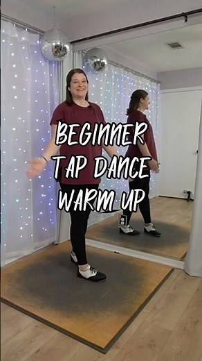 Tap dance warm up for beginners! No shoes required! 💃🏻✨ #tapdance #tapdancing #tapdancewarmup