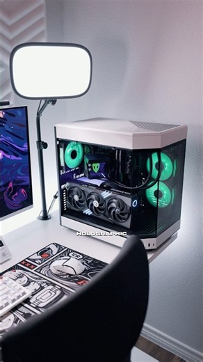 I Put a Holographic Display Inside My Wife's Gaming PC | TRYX HOLO