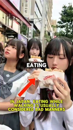 Why Eating While Walking Is Rude in Japan 🎌