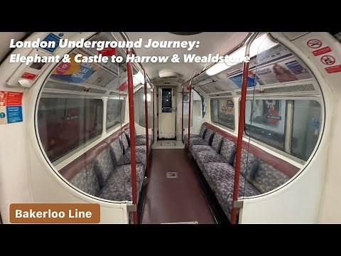 Full Journey on the Bakerloo Line: Elephant & Castle to Harrow & Wealdstone