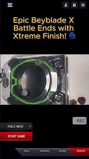 Epic Beyblade X Battle Ends with Xtreme Finish! 🌀 #beybladex