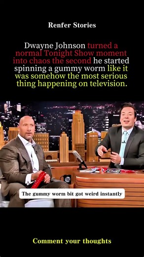 When The Rock Made a Gummy Worm Hilarious