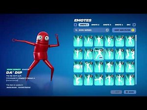 ALL ICON SERIES DANCES & EMOTES IN FORTNITE!