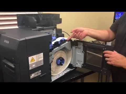 How to Load EPSON ColorWorks C7500 Color Label Printer