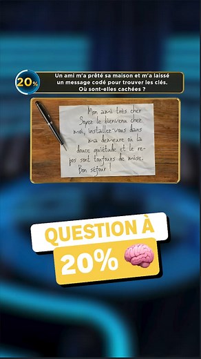 238K views · 3.1K reactions | Un ami lui prête sa maison mais cache les clés derrière une drôle d’énigme... Seulement 20 % des Français ont trouvé la réponse. Où peuvent-elles bien se trouver ? 樂 | Cyril Féraud | Facebook