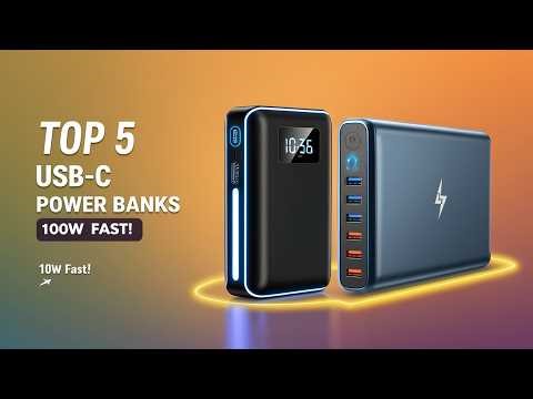 Top 5 Best USB-C Laptop Power Banks in 2026 ⚡ Fast Charging On the Go