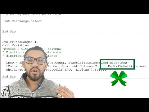 Excel macros 🎀 5 Formas de crear rangos dinámicos en VBA