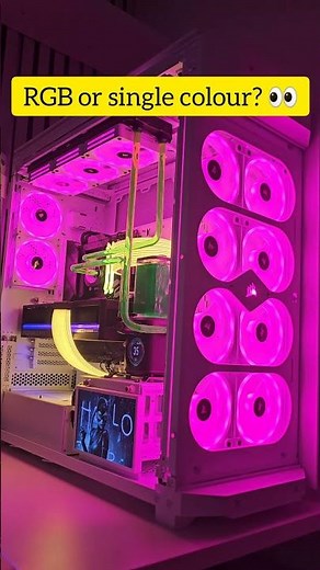 My Gaming PC RGB Colors ✨ | Which One Looks Best? #gamingsetup #rgb #gamergirl