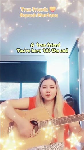 True #Friends by Hannah montana AKA Miley Cyrus live Accoustic #guitar cover ♥️