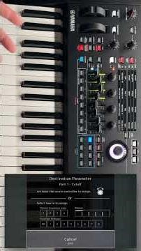 Control assignments with MODX M - an extract from my complete guide to the whole control panel