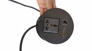 [Hot Item] Round Desktop Socket with RJ45 Termianls