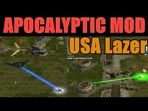 C&C TM Generals Zero Hour APOCALYPTIC MOD USA Lazer