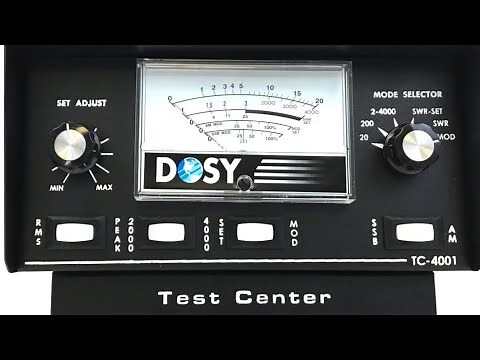 New Unboxing Dosy Test Center SWR/Power Meter. How does it work?