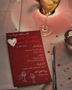 Valentine’s Day Dinner Menu Template for Girls Night Dinner Party Instant Download - Etsy