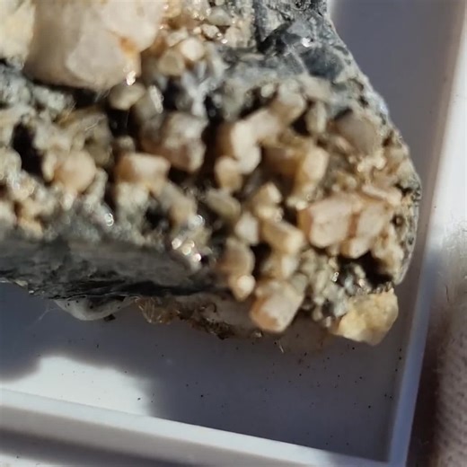 Cerussite in Galena - Masson Hill Quarry - Derbyshire Minerals - British Minerals - Minerals - Crystals - Etsy