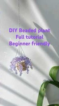 How to Make a Beaded Plant Car Charm | DIY Kit Unboxing & Tutorial