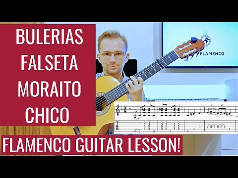 Moraito Chico Bulerias Falseta Tutorial with TABS - Flamenco Guitar Lesson