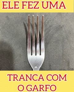 Tranca para Porta feita com GARFO. Super Segura | Faça Você Mesmo