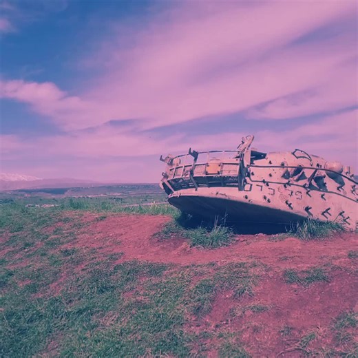 Exploring an Abandoned Military Tank in Nature