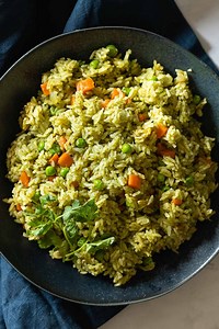 Peruvian Green Rice Recipe