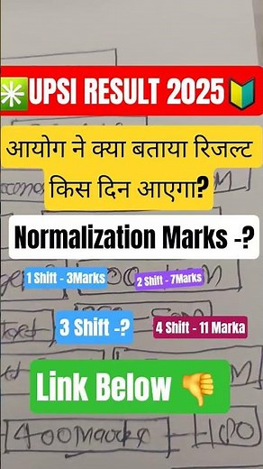 UPSI RESULT 2026 🔥 RESULT KAB AAYEGA? | Physical Cutoff 💯 Normalization Update 🚨