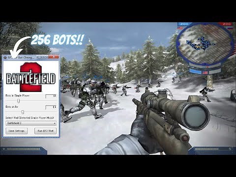 Battlefield 2 quick tutorial: How to add Single Player bot Changer v2.1