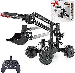 VANLINNY Robot Kit,Science Projects for Kids Ages 8-12, 2 in1 Electronic Robotic Arm for Boys & Girls to Learn Programming/Technology​​,Educational Toy Building Kits for Beginners,Xmas Birthday Gift.