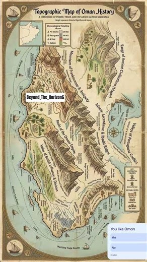 Topographic And History Map Of Oman. #Topographic #Mapping.