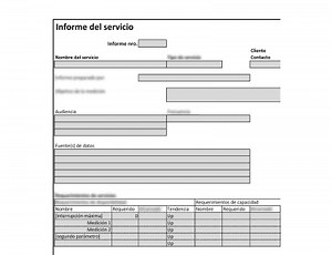 Informe del servicio [ISO 20000 plantillas]