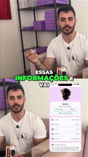 Coleira GPS com TAG QR Code #coleiragps #thepetgps