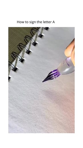 Calligraphy Videos on Instagram: "A is a shape that rises with intention and steadies itself in perfect balance. Two clean strokes climb upward from the ground, leaning toward one another until they meet in a bright, confident peak. Across the middle, a single crossbar stretches gently, turning open space into structure and transforming the form from a simple angle into a symbol of clarity. A feels like a doorway to purpose, a quiet shape that stands tall without needing to shout. Its sound carr