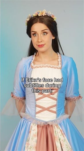 If Erika’s face had subtitles during this part 💕👑 #princessandthepauper