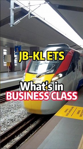 Unboxing ETS Business Class: Malaysia’s Fastest Train Experience 🇲🇾