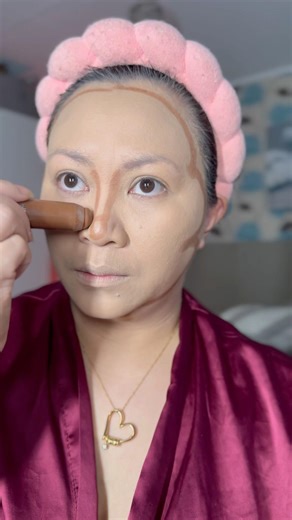 How I contour my chubby face ☺️