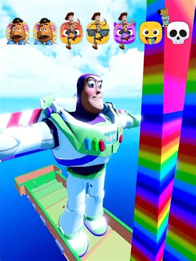 🌊 Toy Story vs Tsunami! 😱 Can Woody & Buzz Survive the Giant Wave? 🧸 #roblox #rblx #robloxshorts