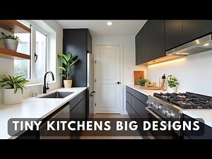 Minimalist Modern Compact Kitchens for Contemporary Living | Kitchen Design Ideas for Small Spaces