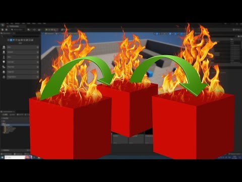 Unreal Engine 5 Fire System Tutorial Series: 2- Spreading Fire, Ignite to Other Flameble Actors!