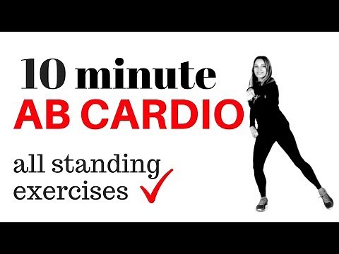 10 MINUTE AB WORKOUT AT HOME - LOSE INCHES FROM YOUR WAIST- TUMMY WORKOUT & CARDIO HIIT - START NOW
