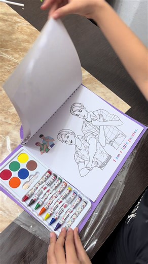 Set de libro para colorear para niños