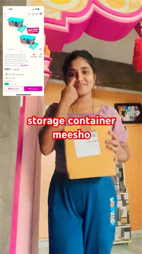 storage container meesho #meesho #avikeasamvlogs #trendingshorts #viralshort #ytshorts #minivlog