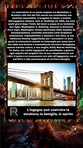 Il Ponte di Brooklyn: Il Sogno Ottenuto Con il Sangue e L'Ostinazione di Una Famiglia