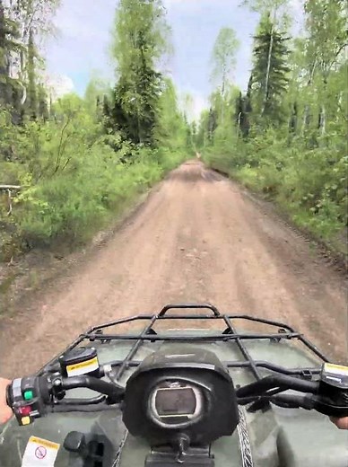Alaska trail ride on 4 wheeler