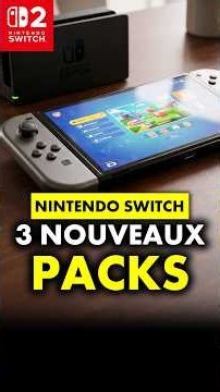 SWITCH : 3 NOUVEAUX packs ANNONCÉS par NINTENDO ! 🔥